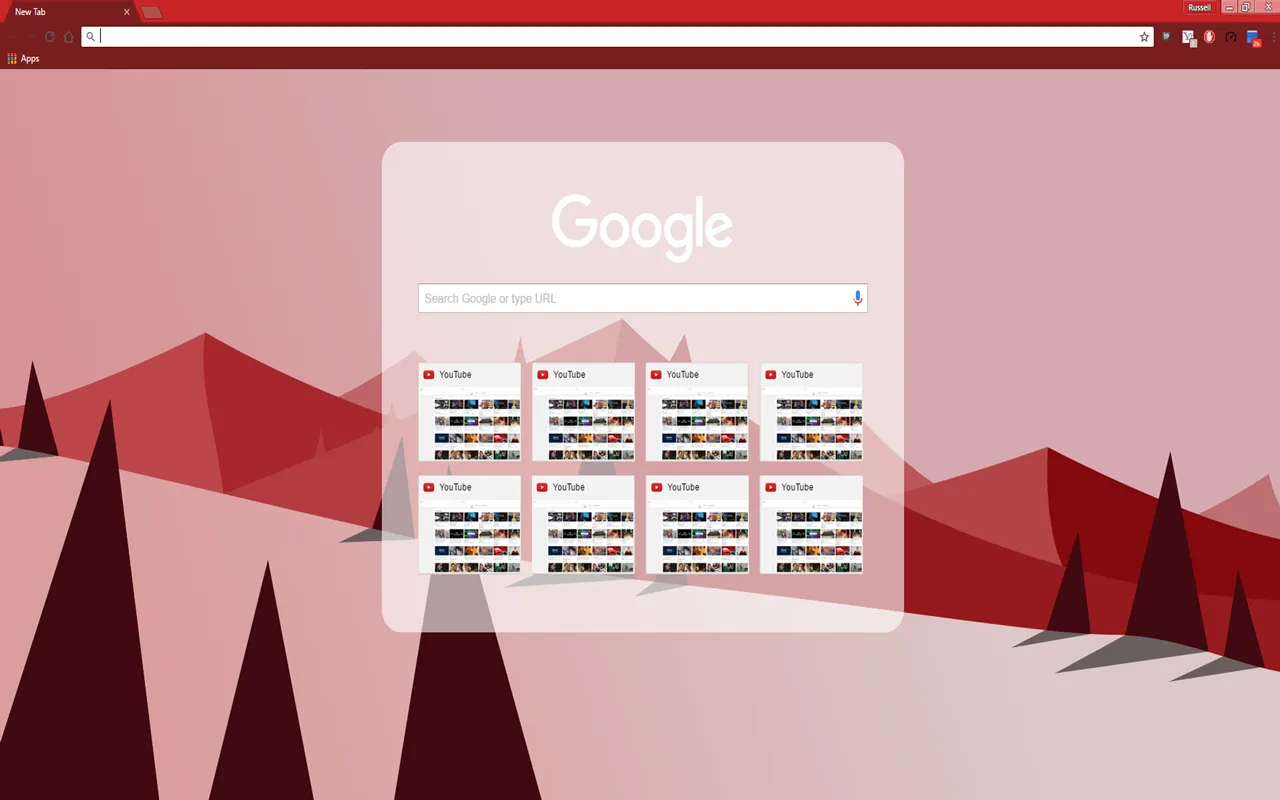 Red Mountains Chrome Theme Red Mountains Chrome Theme