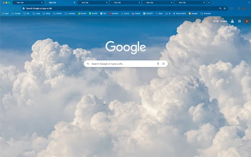 Sky with Clouds Chrome Theme Sky with Clouds Chrome Theme