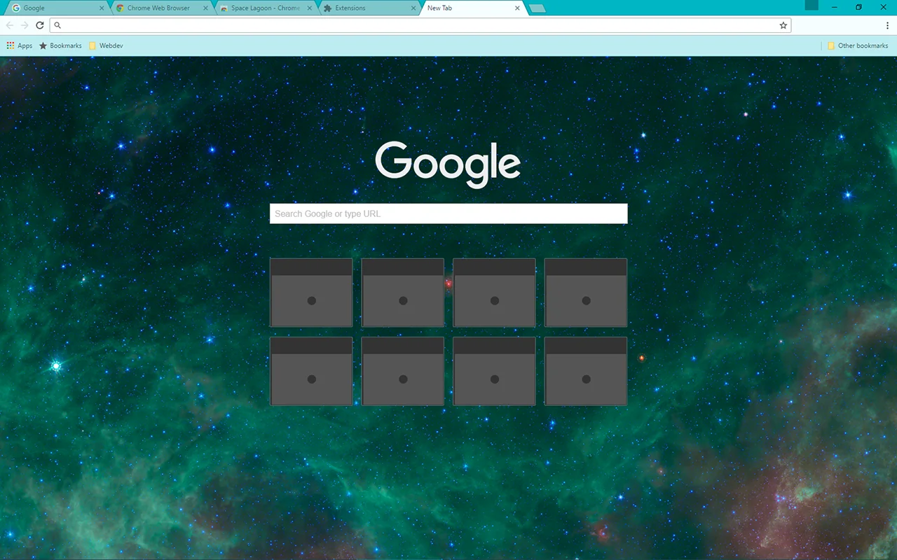Space Lagoon Chrome Theme Space Lagoon Chrome Theme