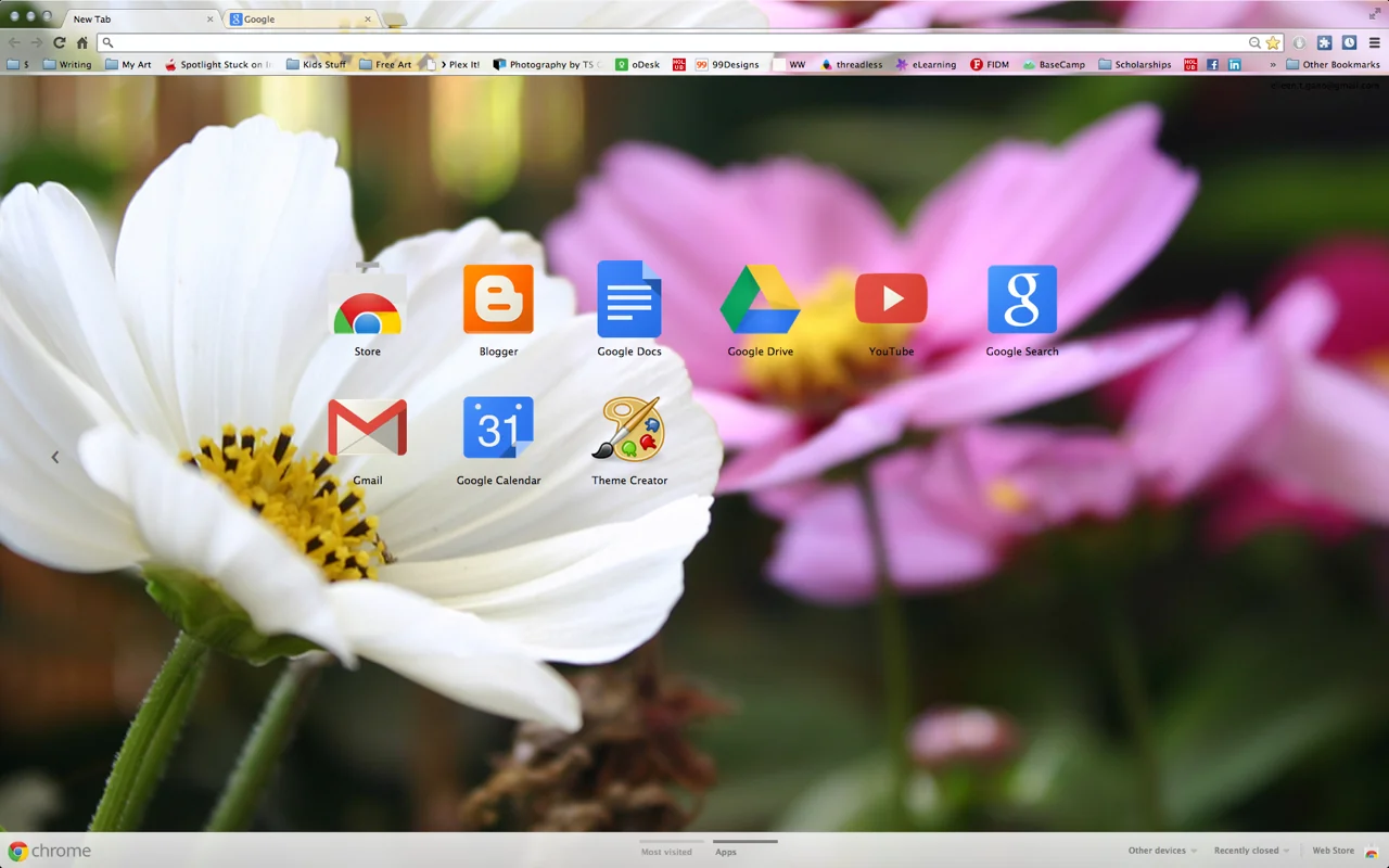 Spring Flowers Chrome Theme