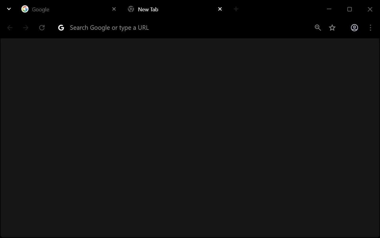 CHROLED Borderless Pure Black Theme CHROLED Borderless Pure Black Theme