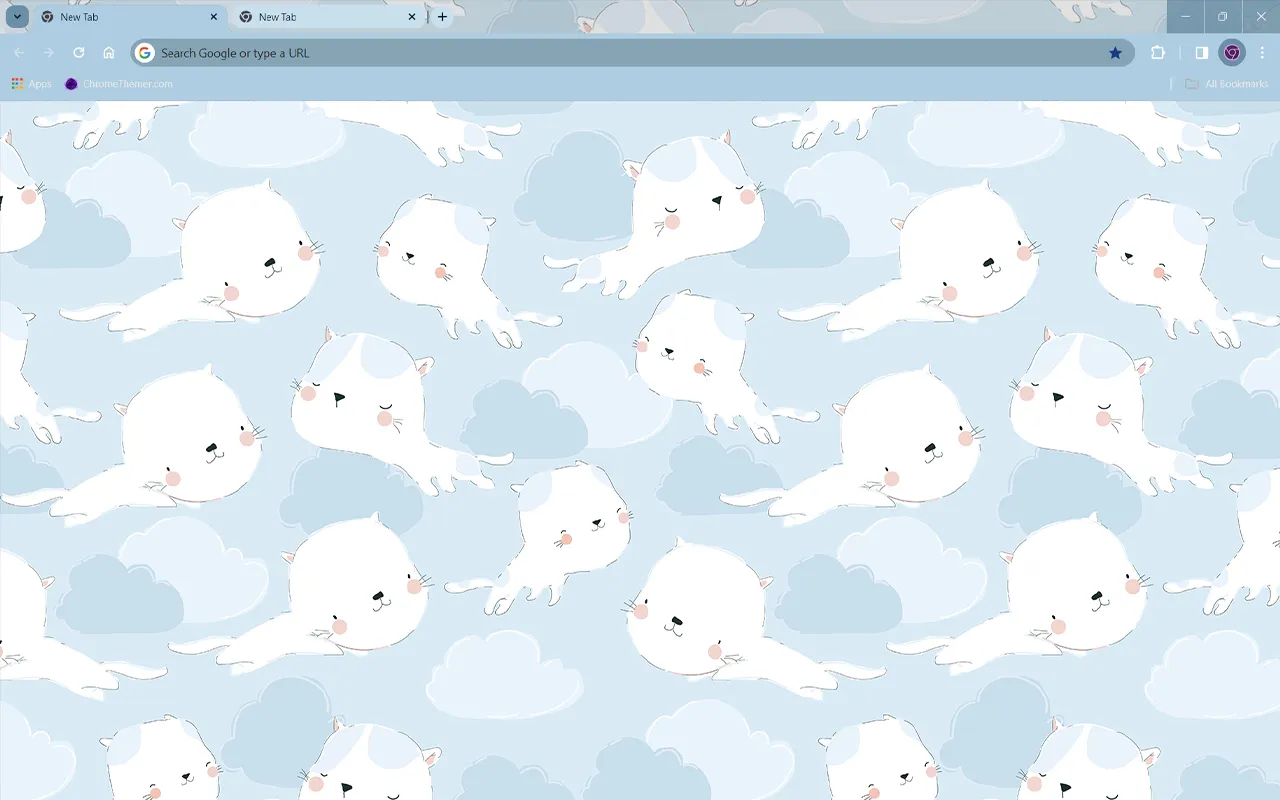 Flying Cats Chrome Theme Flying Cats Chrome Theme