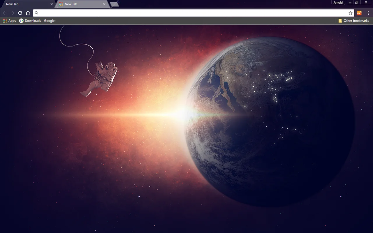 Lone Space Chrome Theme Lone Space Chrome Theme