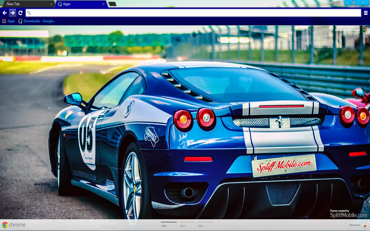 Racing Chrome Theme