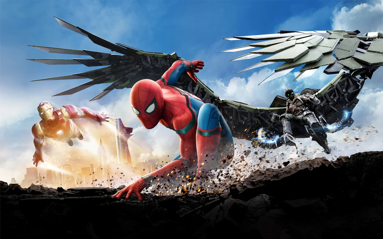 Spider-man: Homecoming Chrome Theme Spider-man: Homecoming Chrome Theme