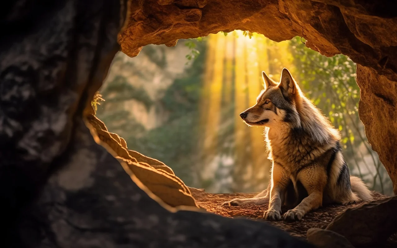 A Wolf in Its Natural Environment Chrome Theme A Wolf in Its Natural Environment Chrome Theme