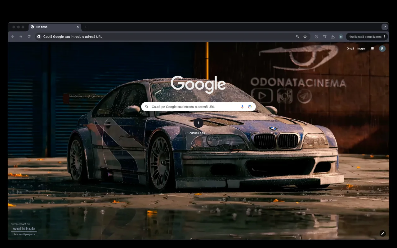 BMW M3 E46 Need for Speed Most Wanted Chrome Theme