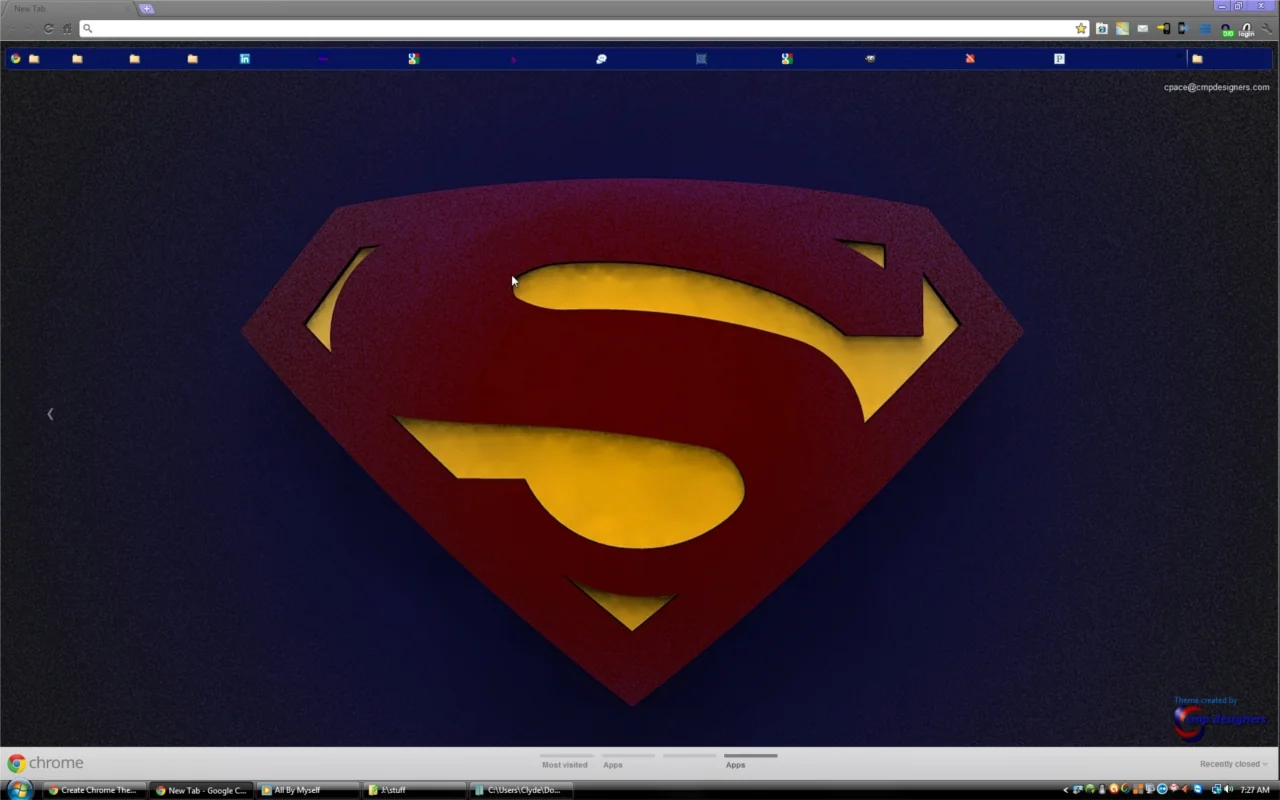 Superman Chrome Theme Superman Chrome Theme