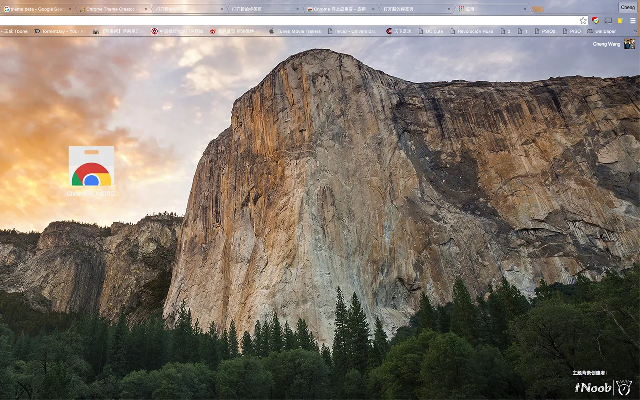 Yosemite Chrome Theme Yosemite Chrome Theme