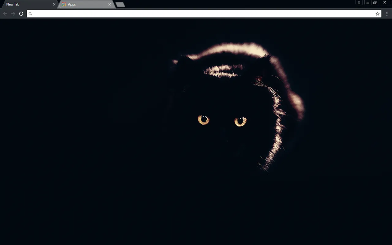 Black Cat Chrome Theme Black Cat Chrome Theme