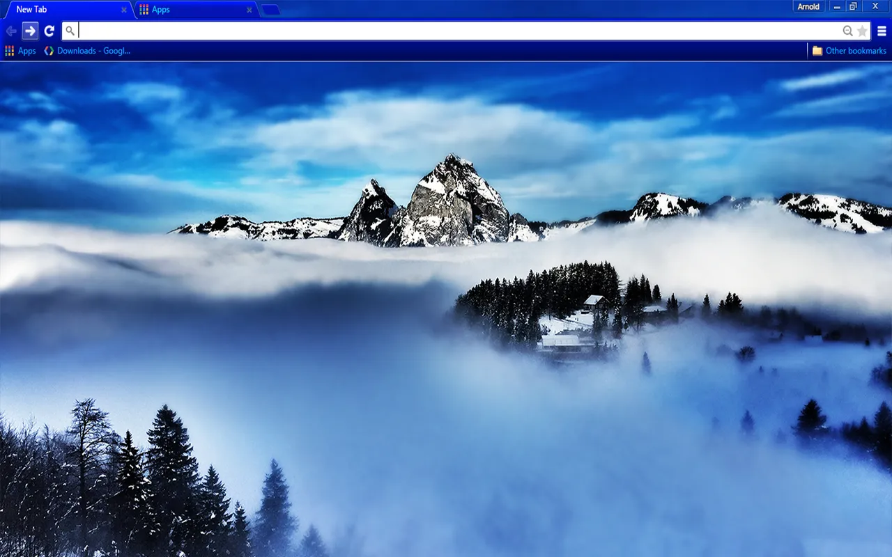 Blue Mountain Chrome Theme Blue Mountain Chrome Theme