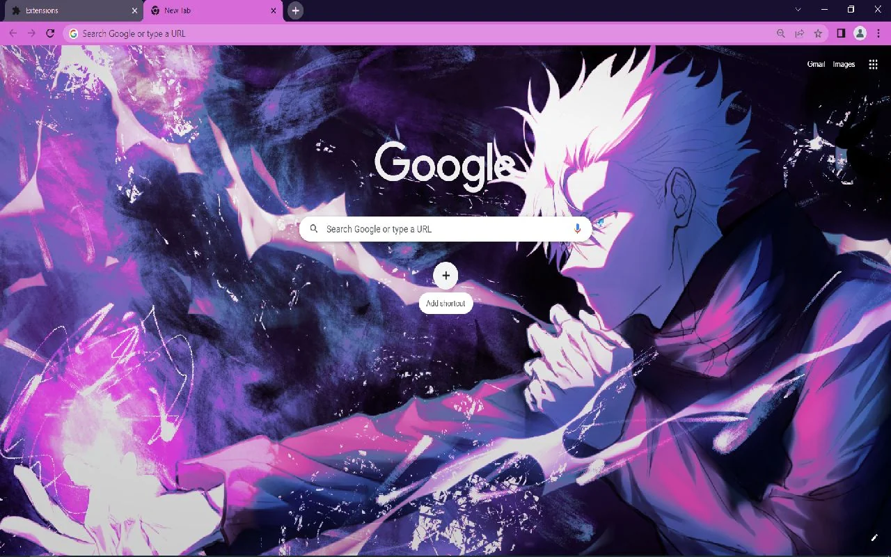 Jujutsu Kaisen Browser Theme Chrome Theme
