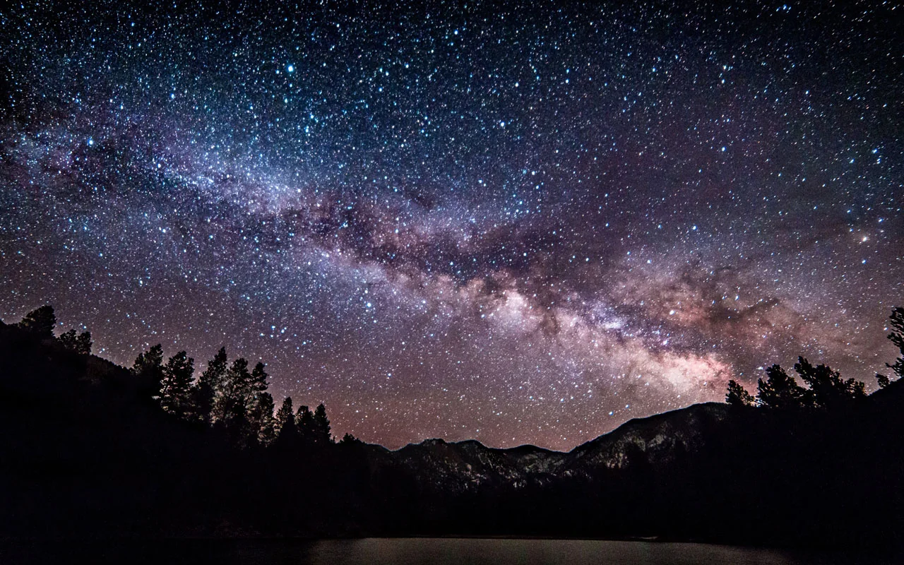 Milky Way Stars over Pine Valley Utah Chrome Theme Milky Way Stars over Pine Valley Utah Chrome Theme