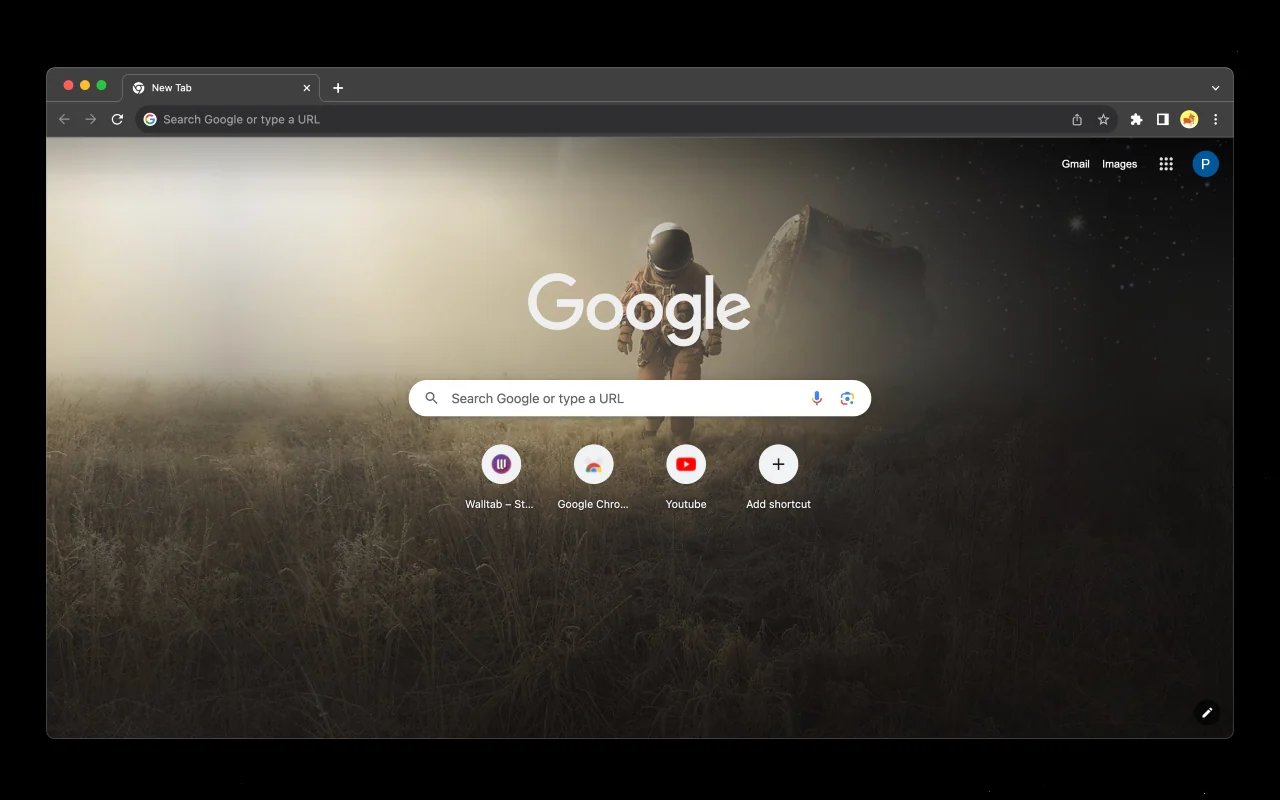 Astronaut Chrome Theme Astronaut Chrome Theme