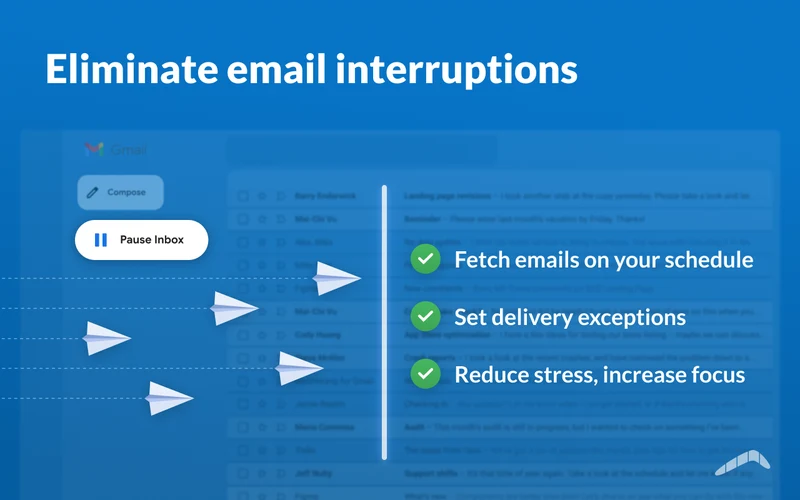 Boomerang for Gmail response tracking, send later scheduling, and email reminder controls