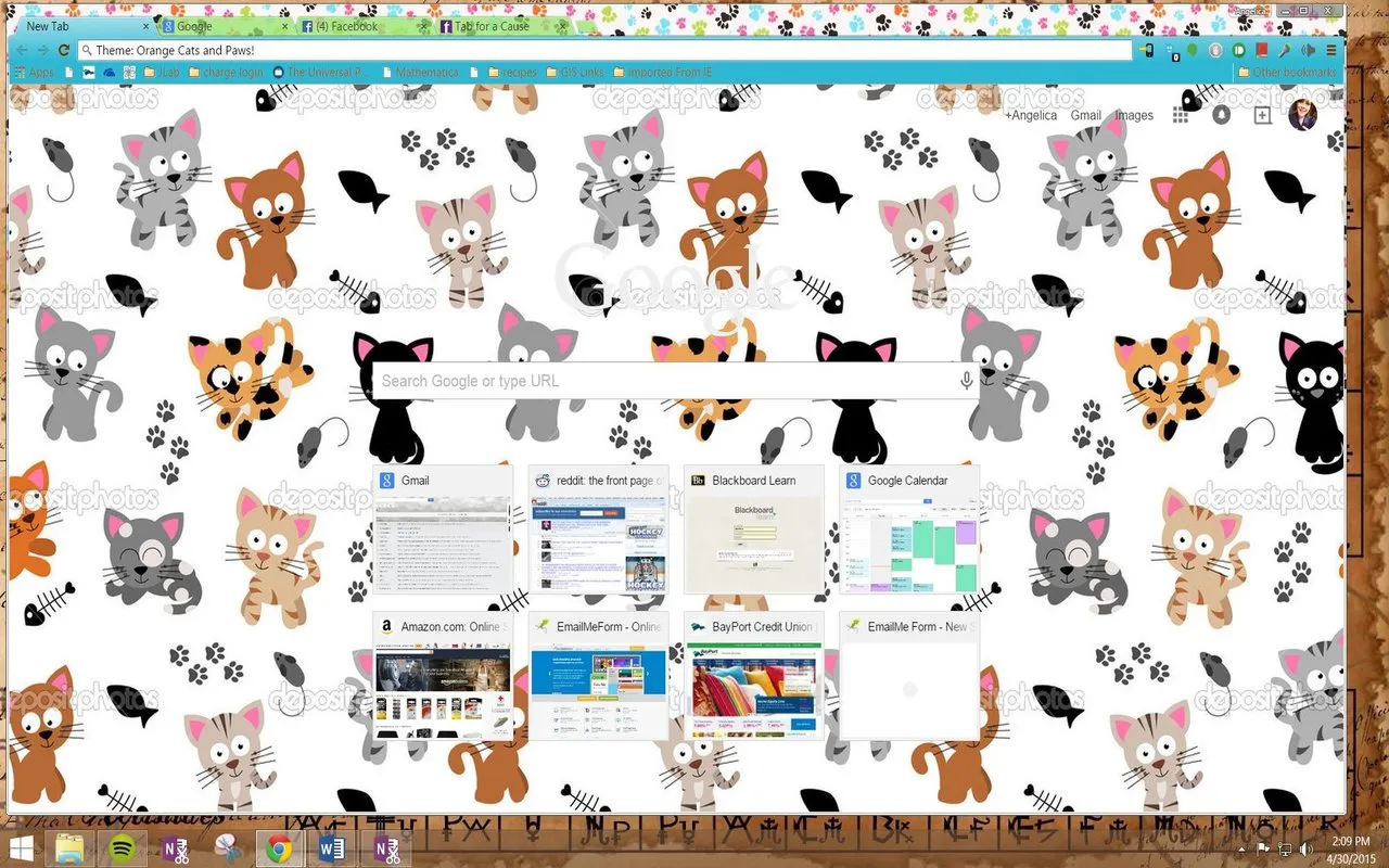 Colorful Kittens and Paws Chrome Theme Colorful Kittens and Paws Chrome Theme
