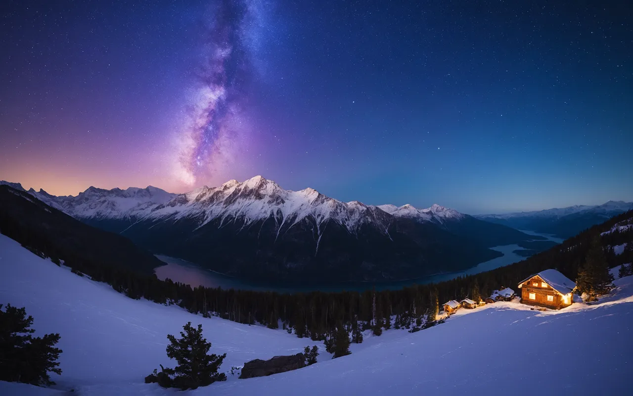 Starry Alpine Glow Chrome Theme Starry Alpine Glow Chrome Theme