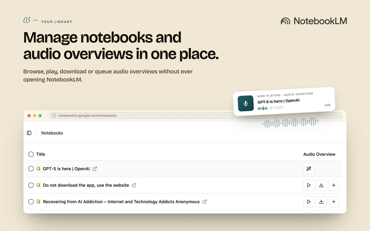 NotebookLM Web Importer popup saving web pages and YouTube content into Gemini Notebook