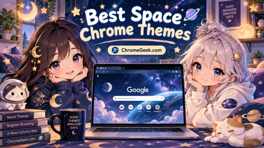 Cover art stars - Best Space Chrome Themes for Galaxy and Night Sky Fans