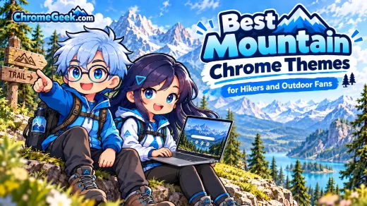 Cover art hikers - Best Mountain Chrome Themes for Hikers and Outdoor Fans