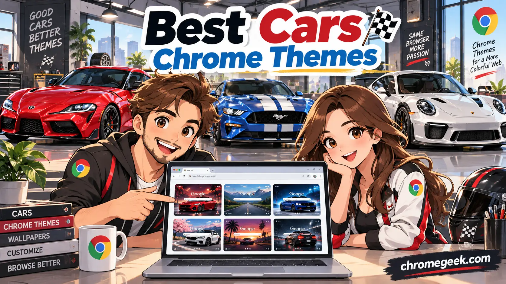 Cover art Vehicle - Best Car Chrome Themes for Racing and Sports Car Fans