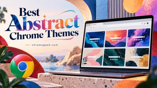 Best Abstract Chrome Themes for Color and Art Lovers