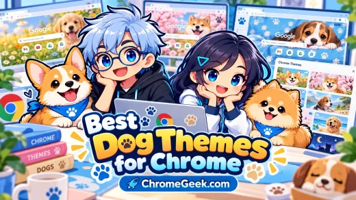 Cover art dog lover - Best Dog Chrome Themes for Puppy Lovers