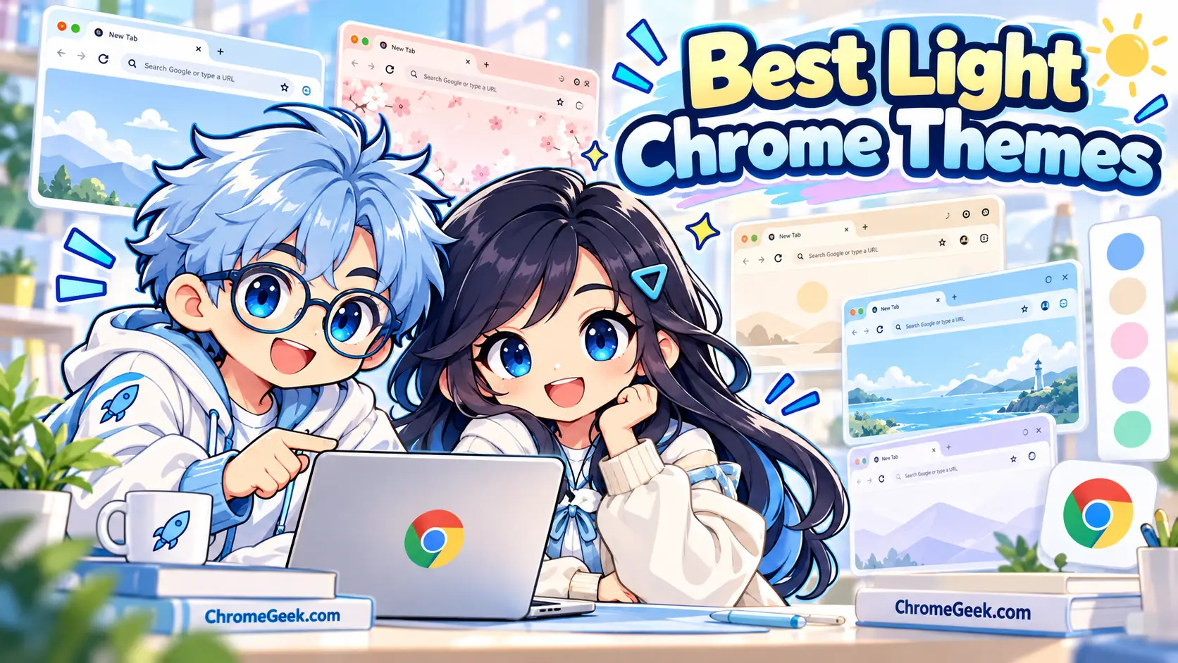 Cover art light looks - Best Light Chrome Themes That Are Easy on the Eyes
