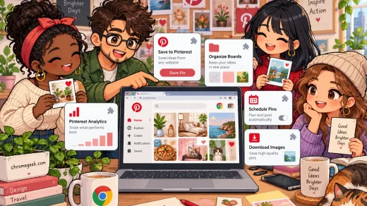 12 Best Pinterest Chrome Extensions illustration