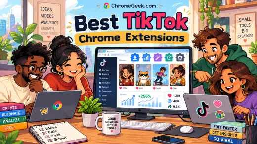 18 Best TikTok Chrome Extensions for Creators and Viewers illustration