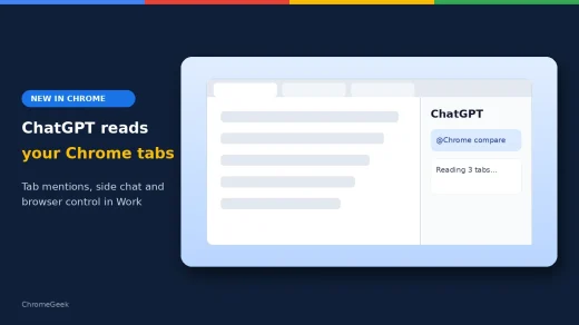 ChatGPT reading open Chrome tabs in the sidebar