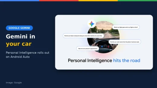 Gemini Personal Intelligence on Android Auto, ChromeGeek news cover