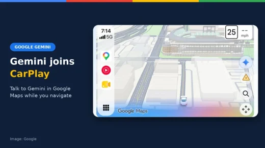 Gemini in Google Maps on Apple CarPlay, ChromeGeek news cover